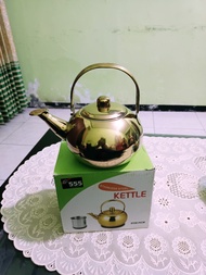 Teko Ceret Stainless 14cm Xiong Qiang/Teko Stil 14cm Polos/Ceret Stil 14cm Polos/Ceret Stil Jadul Po