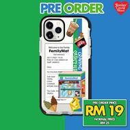 FEMILYMAT (Black Border)  DESIGNATED BUMPER CASE PHONE  Case Cover  11 UNTILL 17 PRO MAX