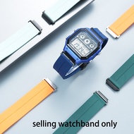 For Casio Classic Small Square AE1200 AE1200 A158W/A168 W-216H Sports Silicone Watch with Magnetic B