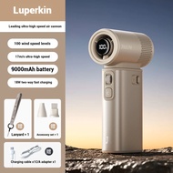 JISULIFE Ultra2 Portable Turbo Handheld Fan 100 Winds Speeds Adjustable 9000 mAh Rechargeable Batt