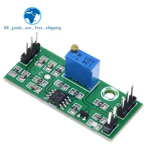 TZT 1/3PCS LM393 Voltage Comparator Module Signal Waveform Adjustable High Low Level/Load Drive Dual