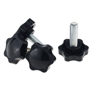 5PCS M6 M8 M10 Six Star Type Hand Screw Bakelite Plum Screw Handle Screw Plastic With Handle M6*8 Di