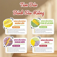 [ Available ] Cake stickers, durian cake stickers, Crepe stickers, durian cake stamps