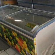 Sliding Curve Glass Freezer 800 Ltr Bekas Bergaransi