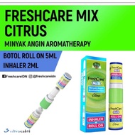 Freshcare mix inhaller Citrus roll on aromatherapy Wind Oil