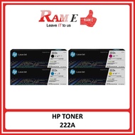 [ORIGINAL] HP 222A Black Cyan Magenta Yellow Toner Cartridge W2220A W2221A W2222A W2223A