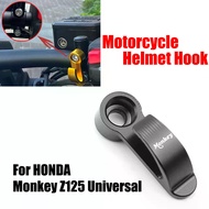 For HONDA Monkey Z-125 Z125 Z 125 Universal CNC Motorcycle Accessories Helmet Hook Single Holder Hoo