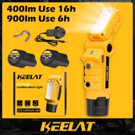 KEELAT KCWL02 Cordless Work Light Magnetic Emergency Car Repair Lamp Camping Lamp Portable 180° Fold