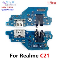 1X USB Charger Charging Port Flex Cable Microphone Connector Board For OPPO Realme 2 C12 C15 C21 7 6