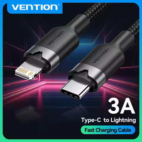 Vention PD 27W USB Type C to Lightning Fast Charge Cable For iPhone 8-14 Series USB Type C to Lightn
