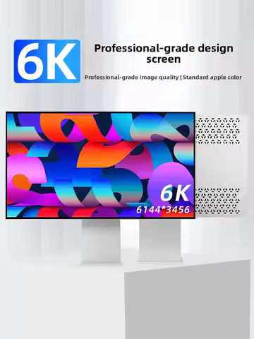 6K/4K monitor 32 ,27inch bezel MAC high definition external gaming computer LG mirror screen design