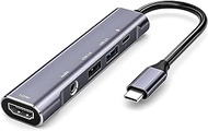USB C Dock Hub for Samsung DeX,5-in-1Multiport Adapter for Galaxy S22/S21/S20 FE/TabS7/Note20/Note10/S7+/Nintendo Switch/iPad Pro Adapter with 4K HDMI,Type-C 3.1 PD,USB3.0,Galaxy Portable Dock