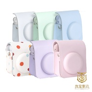 [Just Want To Play] Fuji FUJIFILM instax Accessories MINI 12 MINI12 Camera Bag Storage Leather Side 