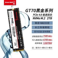 GT70 2TB SSD固態硬盤M.2 支持PS5 NVMe協議 高速PCIe 4.0 X4