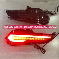 VIOS 2019-2021 3in1 BUMPER REFLECTOR LIGHT RUNNING WITH SIGNAL