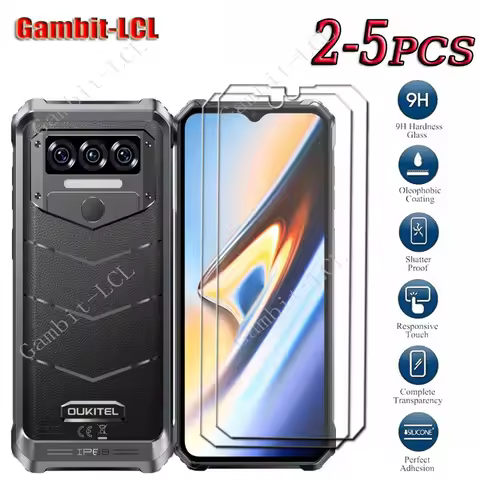 9H HD Original Tempered Glass For Oukitel WP38 6.52" OukitelWP38 WP 38 Screen Protection Protector C