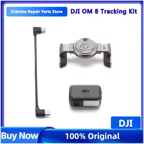 DJI OM 8 Tracking Kit For Osmo Mobile 8/7P/7, Tracking, lighting, and audio recording capabilities s