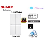 Sharp 480 L Multi Door Avance Refrigerator- SJF489GW