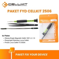 CELLKIT FYD 2506 Package Bundling Package Combo Package Casing Opener Tweezers Screwdriver Plus 1.5
