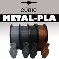 CUBIC Metal Filled Metallic PLA Filament, 1.75mm, 1KG/Roll. PLA Iron