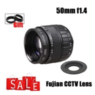 Yuan6 Fujian กล้องวงจรปิด50มม.,F1.4ซีซีโฟกัสคงที่ไมโครเลนส์ดูหนังสำหรับ Canon EOS M M2 M3 M5 M10เลนส์ DSLR