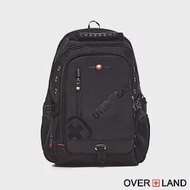 OVERLAND - 美式十字軍 - 品牌LOGO浮印多夾層後背包 - 30691