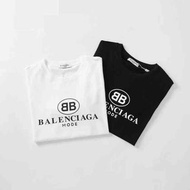 BG-1802# balenciaga 巴黎世家短袖T恤男女同款20春夏新款簡約字母印花圓【尺碼】M L XL XXL