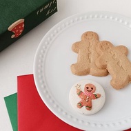 聖誕薑餅人餅乾刺繡胸針