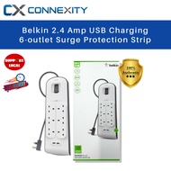 Belkin 2.4 Amp USB Charging 6-outlet Surge Protection Strip Belkin Surge Protector BSV604sa2M Extens