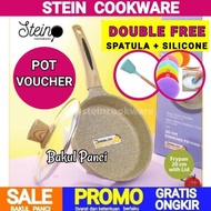 FF STEIN STEINCOOKWARE FRYPAN 20 CM + LID TUTUP DIAMOND WAJAN FRY PAN