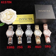 INVICTA Luxury Fashion Men Watch  Business Sports Quartz Mens Watch Casual Round Dial Stainless Steel Leather Strap