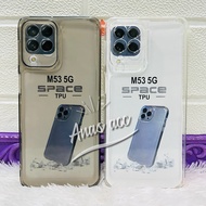 SoftCase Casing Samsung M33 5G Clear Transparent Silicone Protective+Camera