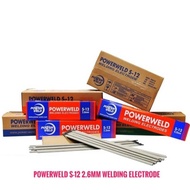 POWERWELD 2.6MM S-12 Welding Electrodes E6013 , Mild Steel Electrode 2.6MM- 5kg/box