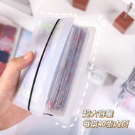 40Large Capacity A6Photo Album Insert Pocket Storage Book Stickers Cards Receipts Invoices Notes Bin