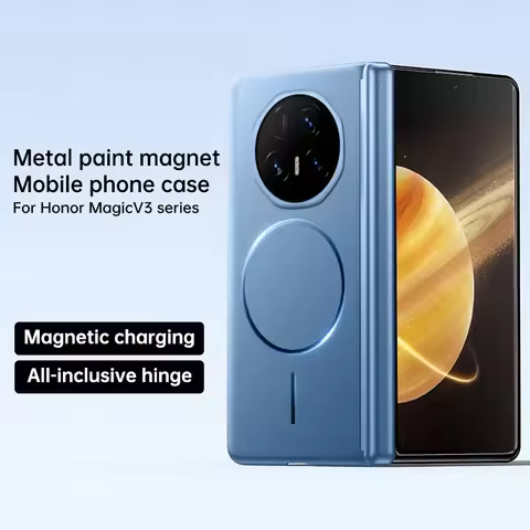 Magsafe Cover For Honor Magic V5 V3 V2 Case Plastic Magnetic Hinge Protection