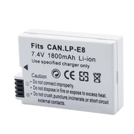 LP-E8 LPE8 Battery 1800mAh for Canon EOS 550D 600D 650D 700D X4 X5 X6i X7i T2i T3i T4i T5i DSLR Came