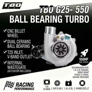 TBO G25-550 Ceramic Ball Bearing Turbo | T25 Flange A/R 0.49 | 550HP Fast Spool for 1.6L-3.0L Myvi V