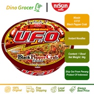 Nissin UFO Black Pepper Crab 94g Nissin UFO Black Pepper Crab Fried Noodles Black Pepper Crab Flavor