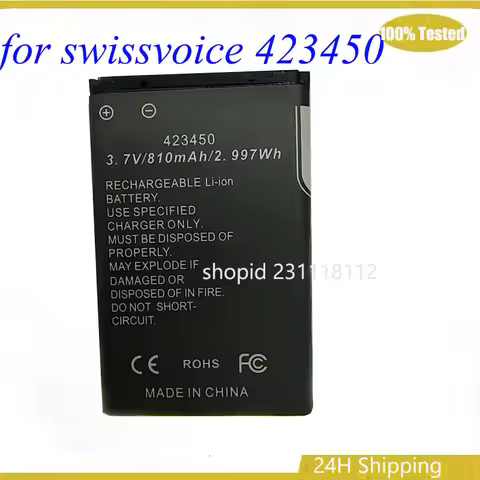 new for swissvoice 423450 3.7V lithium battery Bateria
