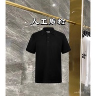 [Full Set Packaging] slp/ysl Logo Embroidered Four-Color Short-Sleeved polo Shirt T-Shirt Saint Laur
