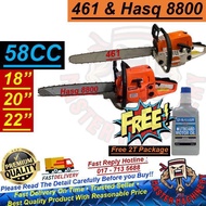 🔥 MS461 FreePackage 🔥 CHAINSAW  MS461 & Hasq8800 King Of Chainsaw , 18” 20” 22” HeavyDuty Mesin poto