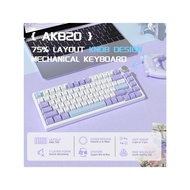 AJAZZ AK820 Wired Mechanical keyboard 75% Gasket-mounted Type-C Wired Mechanical Keyboard