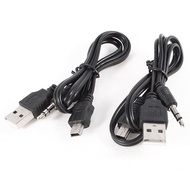 USB 2.0 to Mini A Male 3.5mm Jack Plug Audio Data Cable 45cm