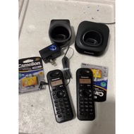 Panasonic KXTG1401 mother holding baby phone