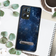 apbs OPPO Reno7 5G 全系列 減震立架手機殼-星空