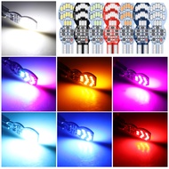 T10 RGB W5W 3014 Turn Signal Light Bulb Strobe 30 SMD LED 12V For Motorcycle 1 Piece
