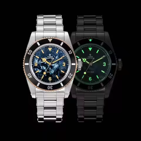 Thorn T027 37mm Automatic Watch SW200 Swiss Movement Bronze Bezel Pietersite Dial Sapphire Crystal V