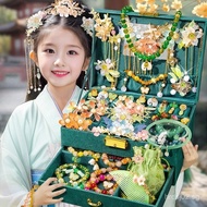 Children's Ancient Style Gift Box Little Girl Birthday Gift Girl Hanfu Hair Accessories Jewelry Box 