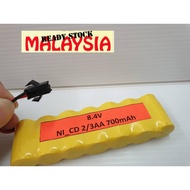 Ready Stock >> 8.4v 2/3AA SM-2pin Battery Rechargeable for RC Toys