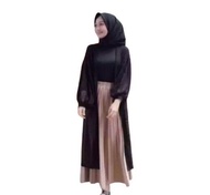 OUTER CARDIGAN BRUKAT PANJANG CARDIGAN BROKAT WANITA PUTIH MODIS KEKINIAN